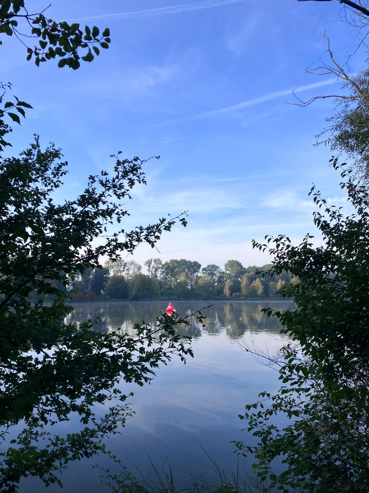 Bei der Wassertretstelle am Baggersee Ingolstadt